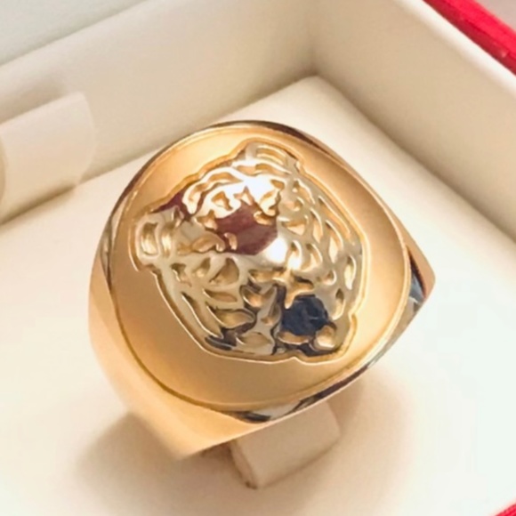 Unisex 🇪🇸 Carrera y Carrera 18K Gold Fiera Tiger Signet Ring - Picture 1 of 16